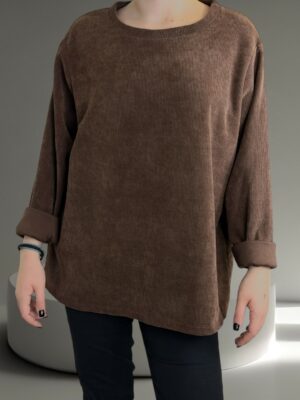 Κοτλέ μπλούζα