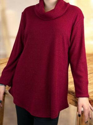 Μπλούζα  με χαλαρό ζιβάγκο