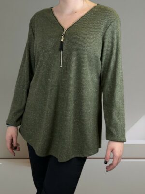 Μπλούζα με φερμουάρ