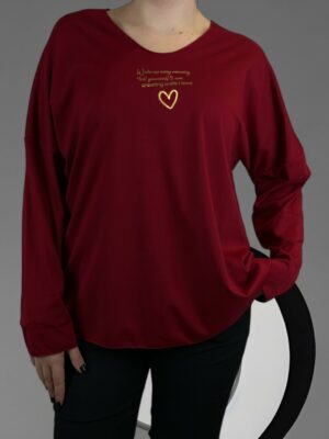 Μπλούζα  με χρυσά γράμματα