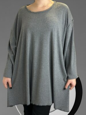 Μπλουζοφόρεμα<br/><small class="dmm_sku">Κωδικός προϊόντος: 8393-γκρι</small>