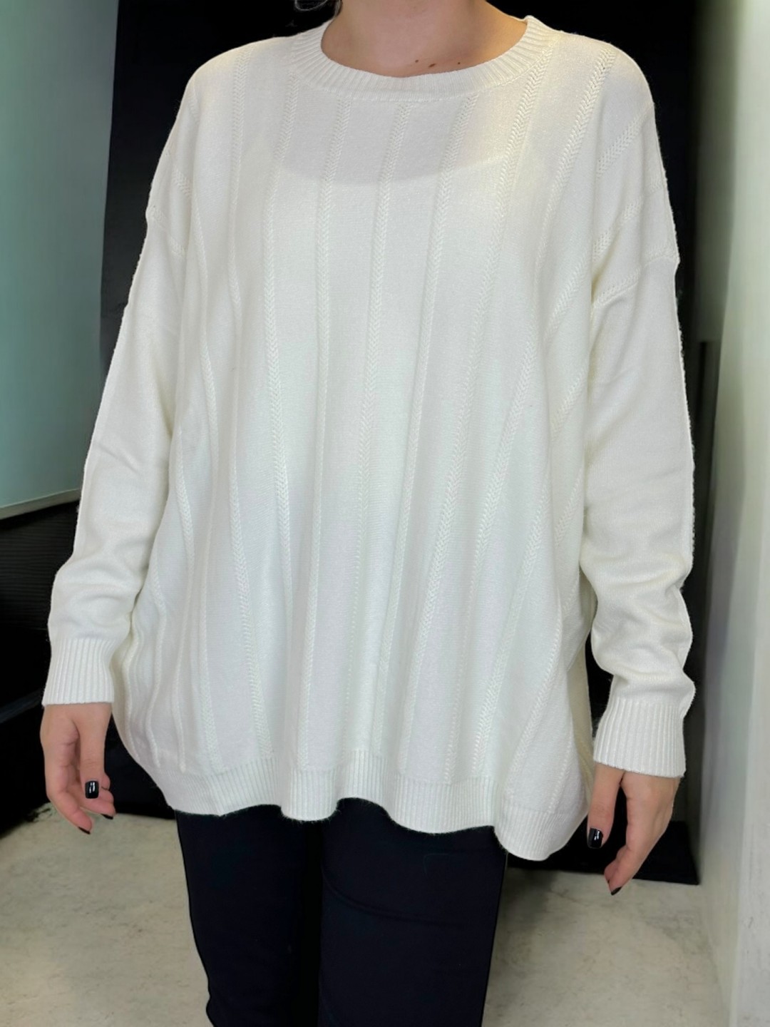 Πλεκτό Πουλόβερ Casual Comfort Πλεκτό Πουλόβερ Casual Comfort