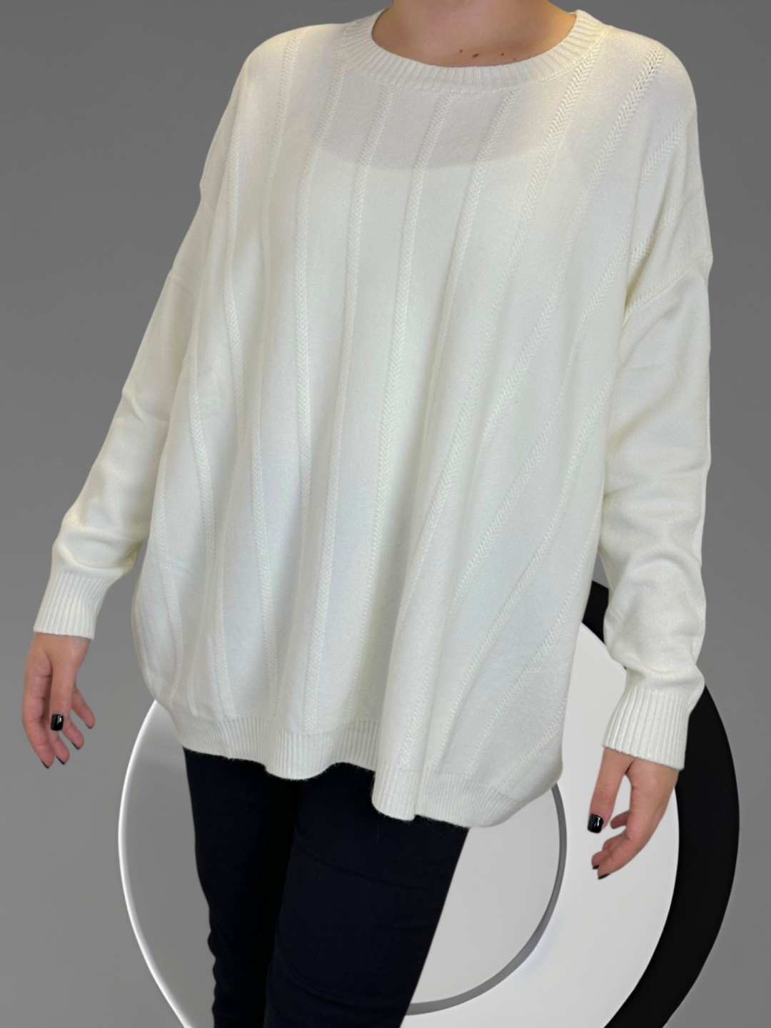 Πλεκτό Πουλόβερ Casual Comfort Πλεκτό Πουλόβερ Casual Comfort