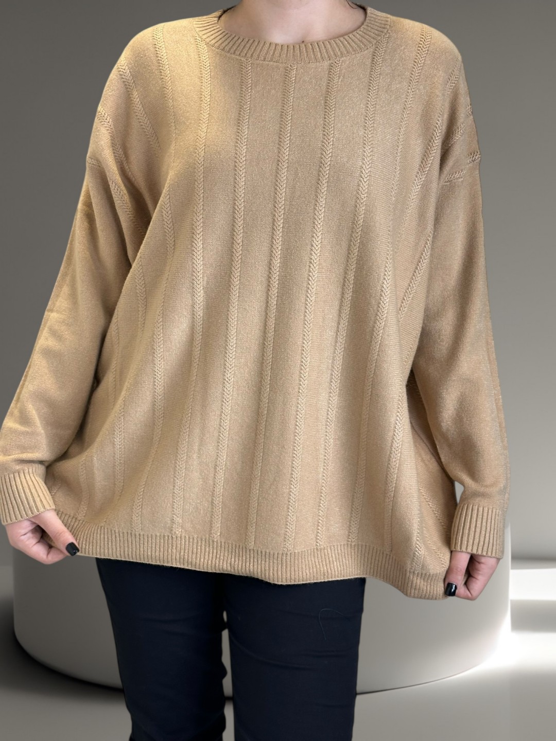 Πλεκτό Πουλόβερ Casual Comfort Πλεκτό Πουλόβερ Casual Comfort