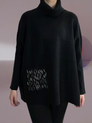 Ζιβάγκο με εντυπωσιακή τσέπη παγιέτας