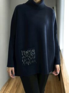 Ζιβάγκο με εντυπωσιακή τσέπη παγιέτας