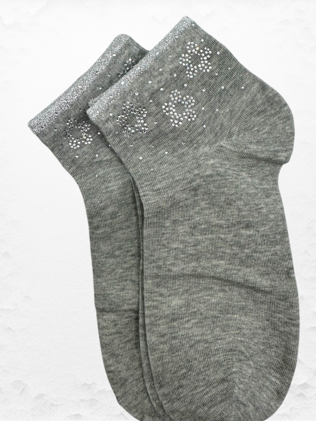 Κάλτσες με Στρας Λουλουδάτο Στυλ Κάλτσες με Στρας Λουλουδάτο Στυλ