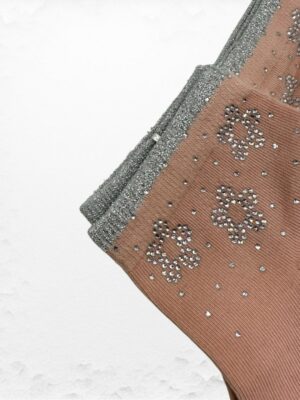 Κάλτσες με Στρας Λουλουδάτο Στυλ<br/><small class="dmm_sku">Κωδικός προϊόντος: 8517-ροζ</small>