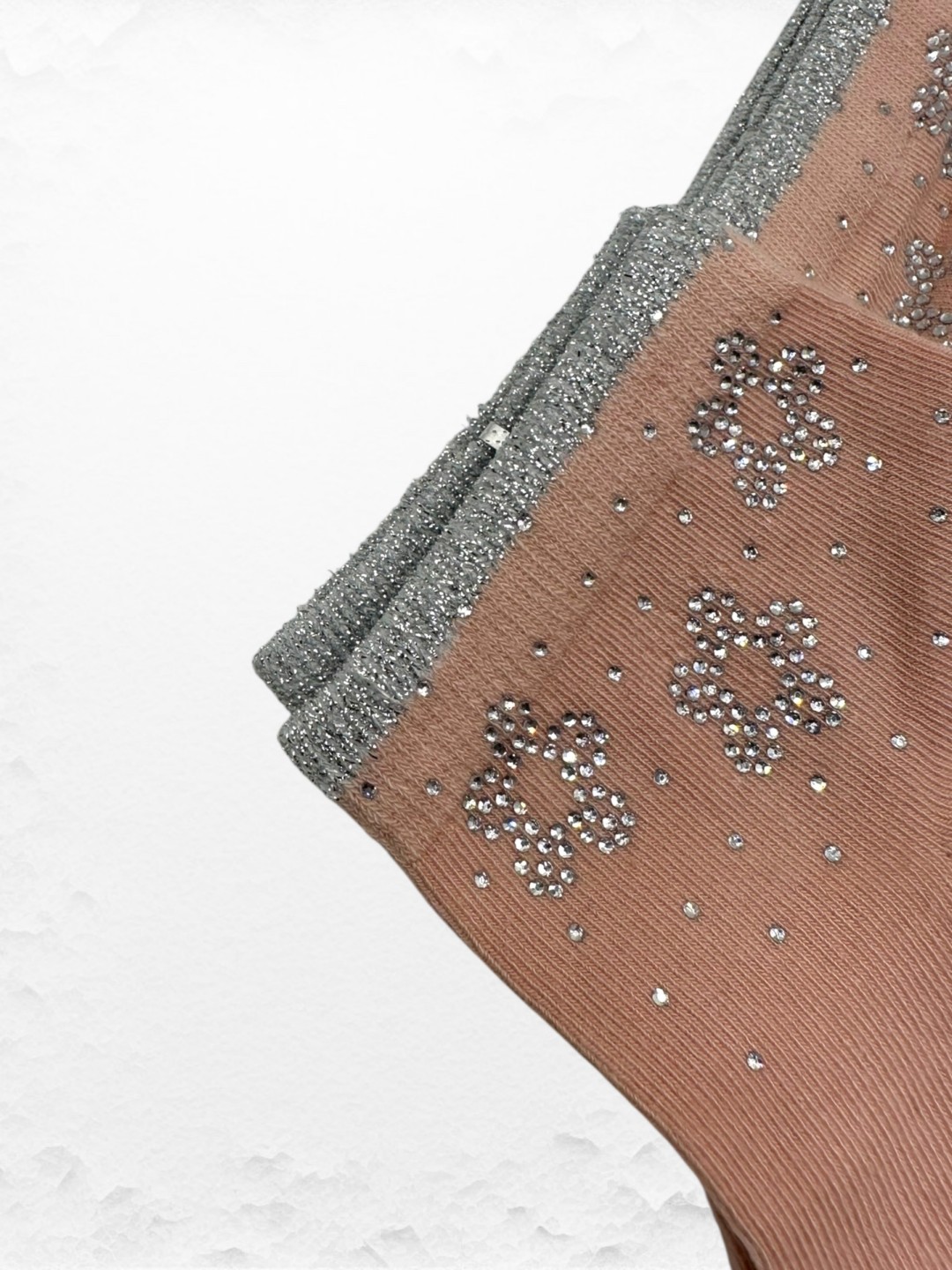 Κάλτσες με Στρας Λουλουδάτο Στυλ Κάλτσες με Στρας Λουλουδάτο Στυλ