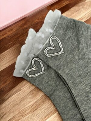 Καλτσες Καρδούλα Shine<br/><small class="dmm_sku">Κωδικός προϊόντος: 8518-γκρι</small>