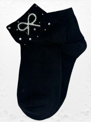 Κάλτσες με Κορδέλα Elegant Spark<br/><small class="dmm_sku">Κωδικός προϊόντος: 8522-μαυρο</small>