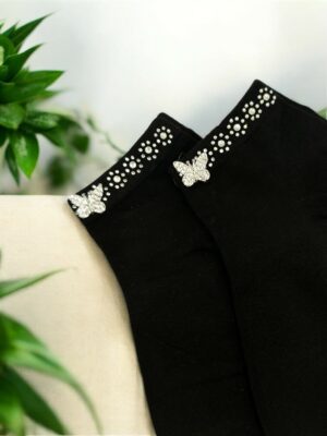 Κάλτσες με Μικρή Πεταλούδα Elegant Shine<br/><small class="dmm_sku">Κωδικός προϊόντος: 8523-μαυρο</small>