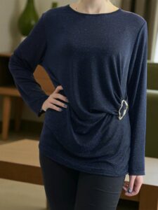 Μπλούζα lurex που αναδεικνύει τη θηλυκότητα με στυλ