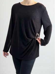 Μπλούζα lurex που αναδεικνύει τη θηλυκότητα με στυλ