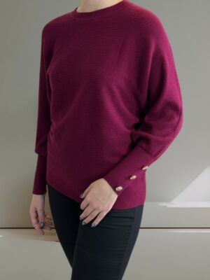 Μπλούζα με Μοντέρνες Λεπτομέρειες Κουμπιών