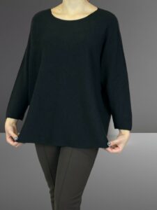 Πουλόβερ με Απαλή Στρογγυλή Λαιμόκοψη