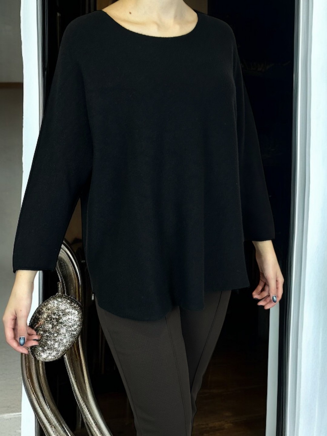 Πουλόβερ με Απαλή Στρογγυλή Λαιμόκοψη Πουλόβερ με Απαλή Στρογγυλή Λαιμόκοψη