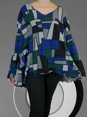 Ελαφριά Μπλούζα με Θηλυκή V Γραμμή