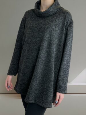 Σικάτη Μπλούζα με Χαλαρή Ζιβάγκο Λαιμόκοψη