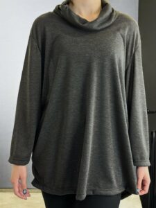 Σικάτη Μπλούζα με Χαλαρή Ζιβάγκο Λαιμόκοψη