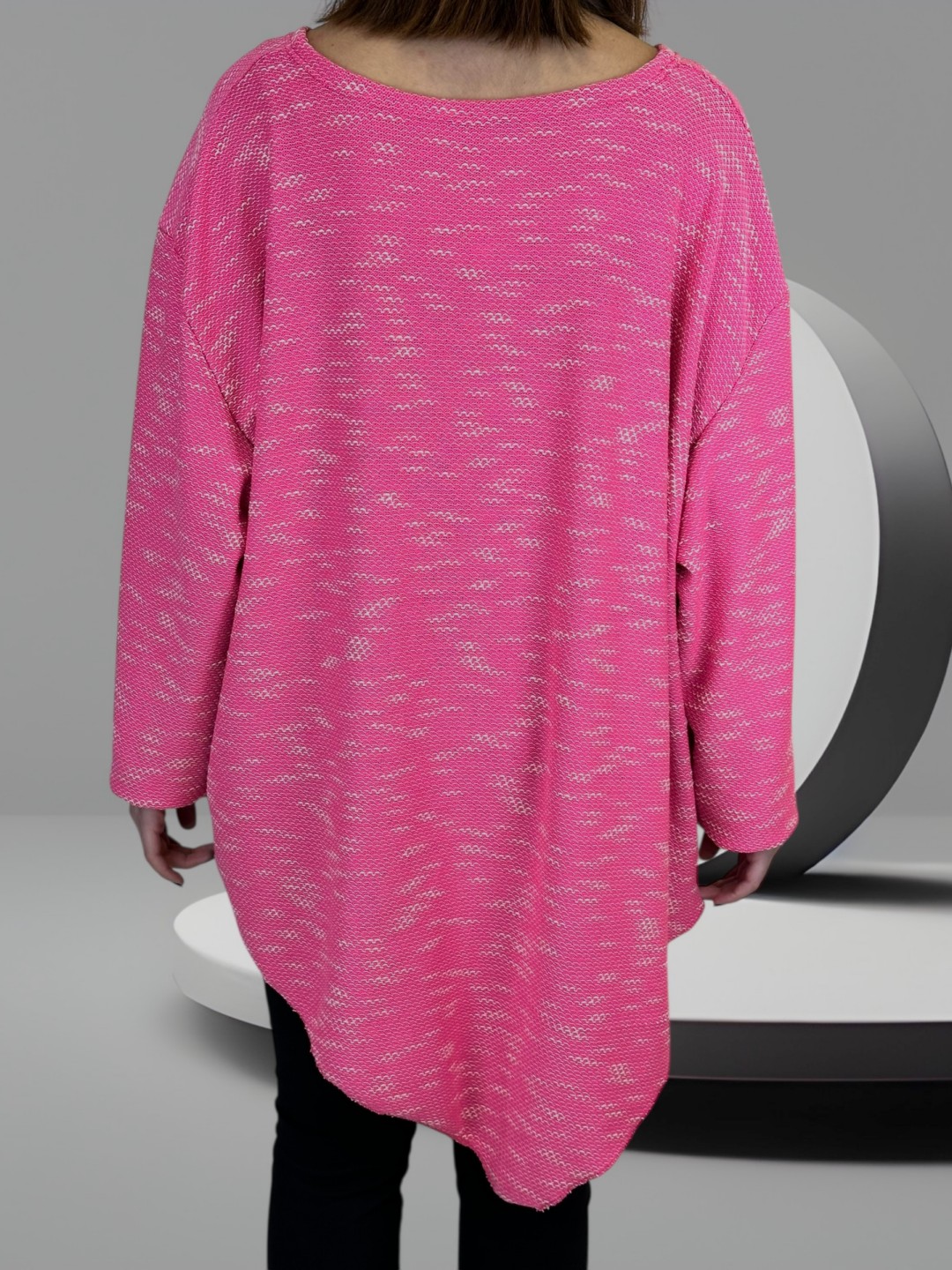 Εντυπωσιακή Μπλούζα με Ασύμμετρο Ντιζάιν Εντυπωσιακή Μπλούζα με Ασύμμετρο Ντιζάιν