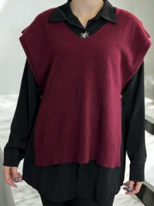 Minimal Πλεκτό Γιλέκο Λεπτής Υφής