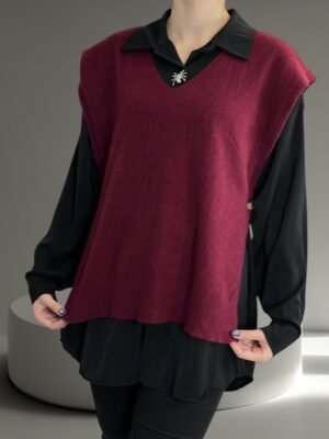 Minimal Πλεκτό Γιλέκο Λεπτής Υφής