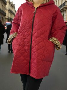 Μπουφάν Ελαφρύ με Εντυπωσιακή Λεοπάρ Φόδρα