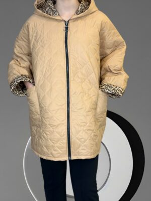 Μπουφάν Ελαφρύ με Εντυπωσιακή Λεοπάρ Φόδρα<br/><small class="dmm_sku">Κωδικός προϊόντος: 8567-ταμπα</small>