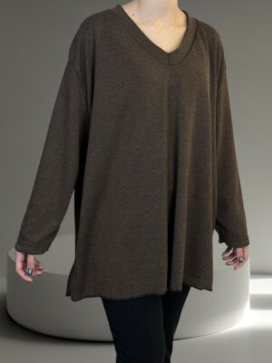 Μπλούζα Ελαστική με V για Καθημερινή Κομψότητα