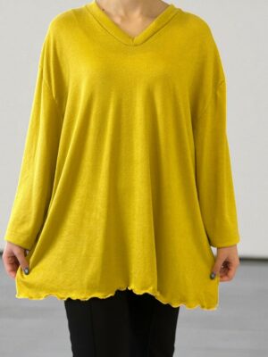 Μπλούζα Ελαστική με V για Καθημερινή Κομψότητα