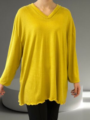 Μπλούζα Ελαστική με V για Καθημερινή Κομψότητα