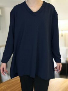 Μπλούζα Ελαστική με V για Καθημερινή Κομψότητα