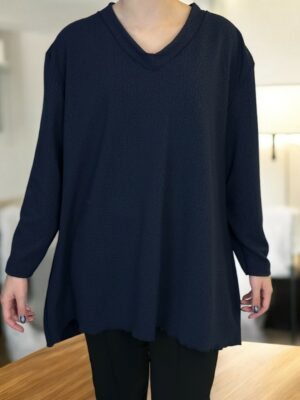 Μπλούζα Ελαστική με V για Καθημερινή Κομψότητα