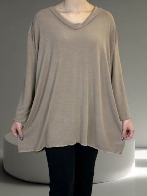 Μπλούζα Ελαστική με V για Καθημερινή Κομψότητα