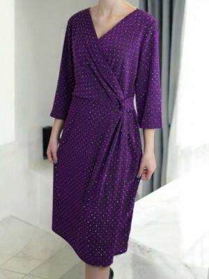 Λούρεξ Φόρεμα με Αστραφτερή Ενίσχυση Στρας