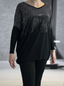 Πουλόβερ με Στρας για Λαμπερό Στυλ