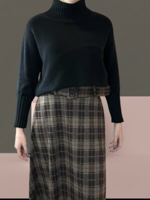 Elegant Cropped Μπλούζα με Χαλαρό Ζιβάγκο