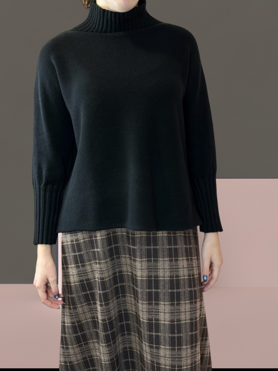 Elegant Cropped Μπλούζα με Χαλαρό Ζιβάγκο Elegant Cropped Μπλούζα με Χαλαρό Ζιβάγκο