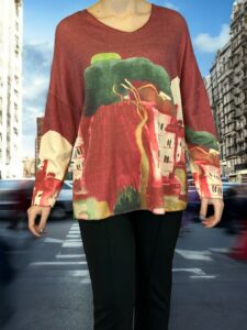 Μπλούζα με Καλλιτεχνικό Μοτίβο