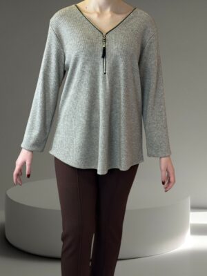 Μπλούζα με φερμουάρ