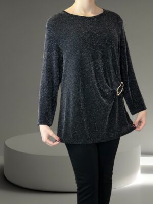 Μπλούζα lurex που αναδεικνύει τη θηλυκότητα με στυλ