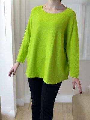 Πουλόβερ με Απαλή Στρογγυλή Λαιμόκοψη