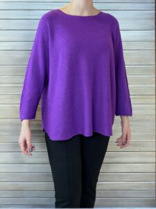 Πουλόβερ με Απαλή Στρογγυλή Λαιμόκοψη