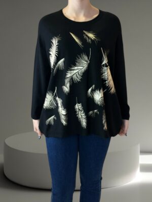 Πουλόβερ με Πούπουλο Σχέδιο