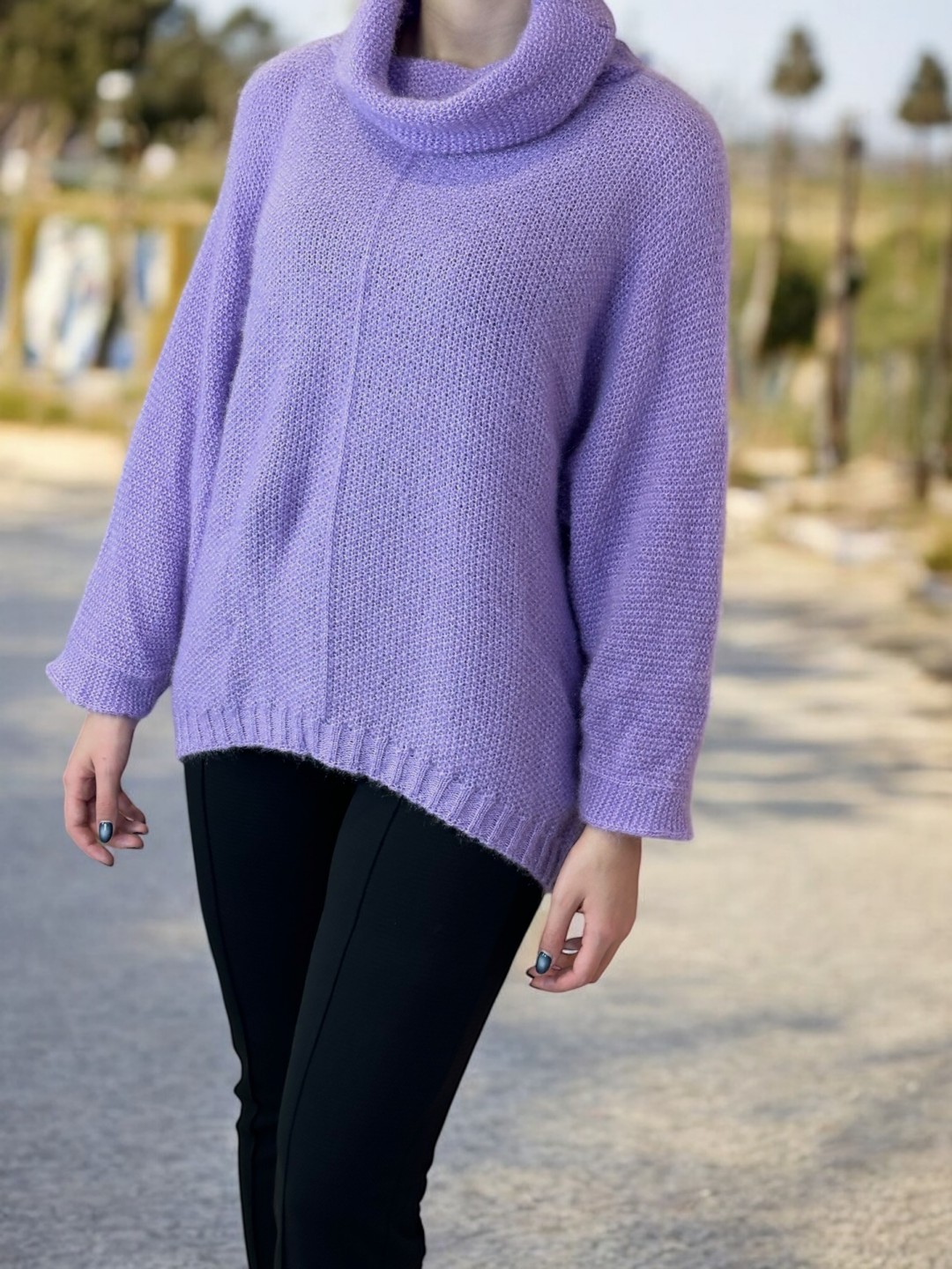 Μπλούζα με Μαλακό & Χαλαρό Ζιβάγκο Μπλούζα με Μαλακό & Χαλαρό Ζιβάγκο