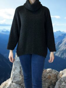 Μπλούζα με Μαλακό & Χαλαρό Ζιβάγκο