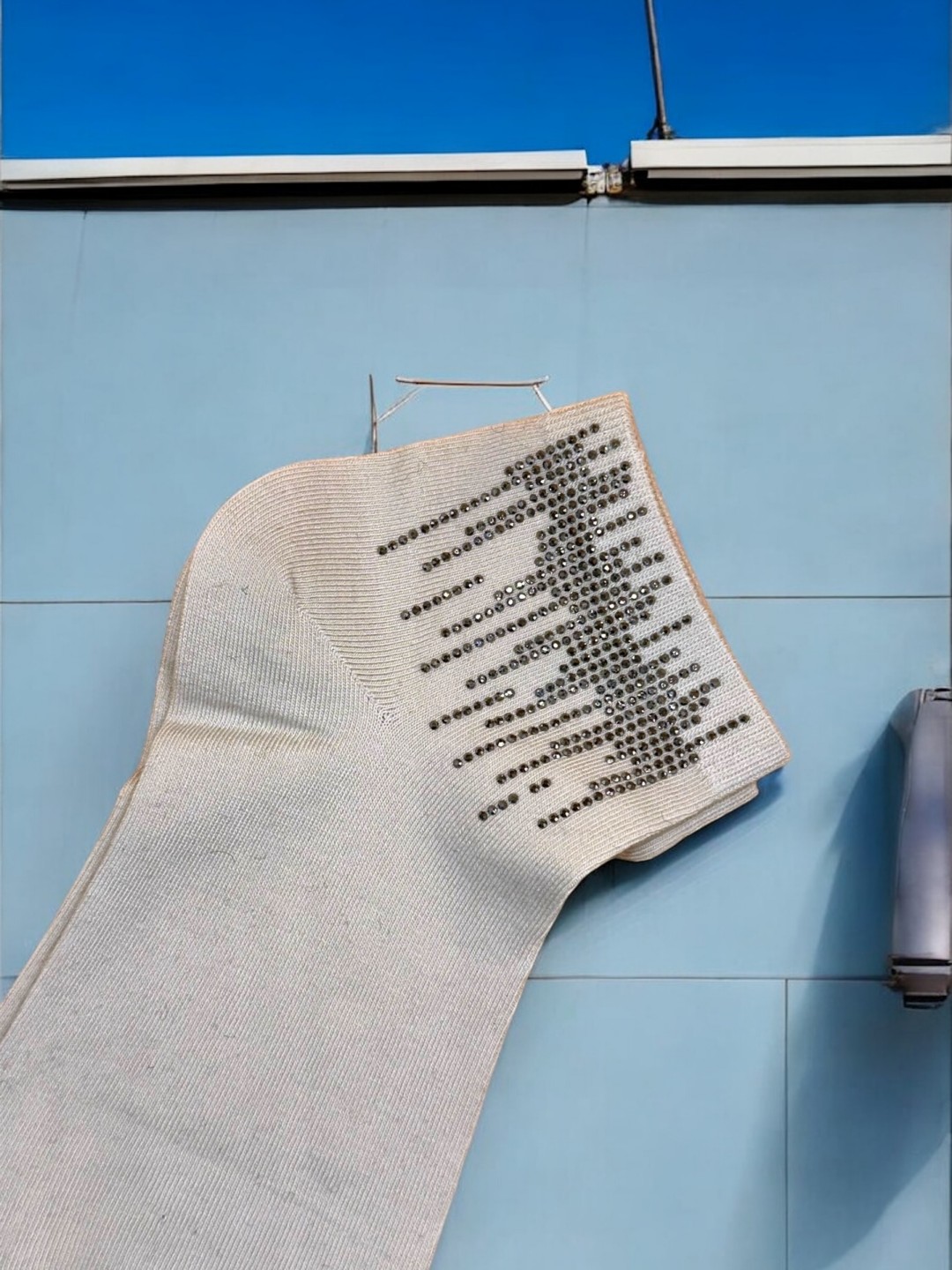 Elegant Κάλτσες με Λαμπερό Σχέδιο Στρας Elegant Κάλτσες με Λαμπερό Σχέδιο Στρας