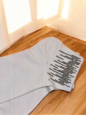 Elegant Κάλτσες με Λαμπερό Σχέδιο Στρας<br/><small class="dmm_sku">Κωδικός προϊόντος: 8739-μπεζ</small>