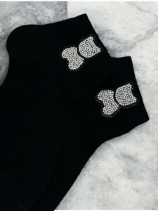 Cute Socks με Sparkling Αρκουδάκι